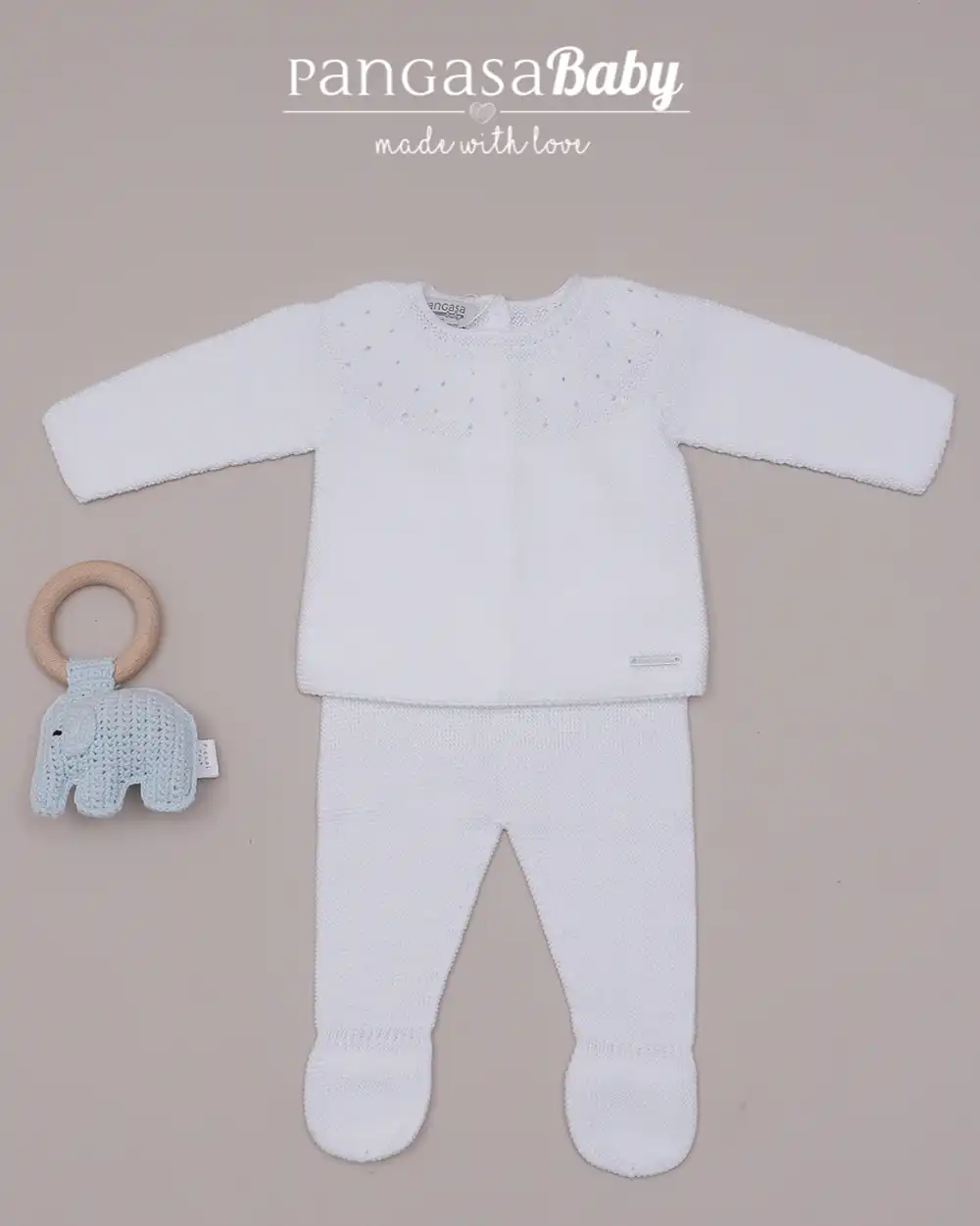 Primera puesta Moceta blanco Pangasa Primera puesta Moceta color blanco de la marca Pangasa