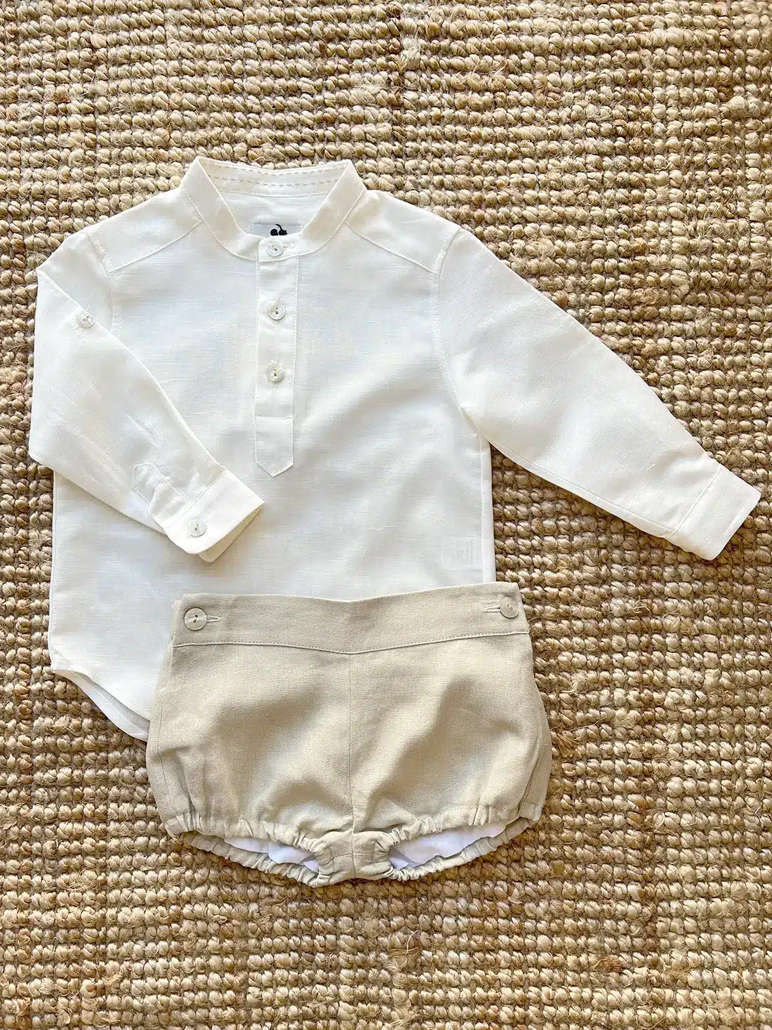Bombacho niño y camisa lino Conjunto para niño de Bombacho y camisa lino