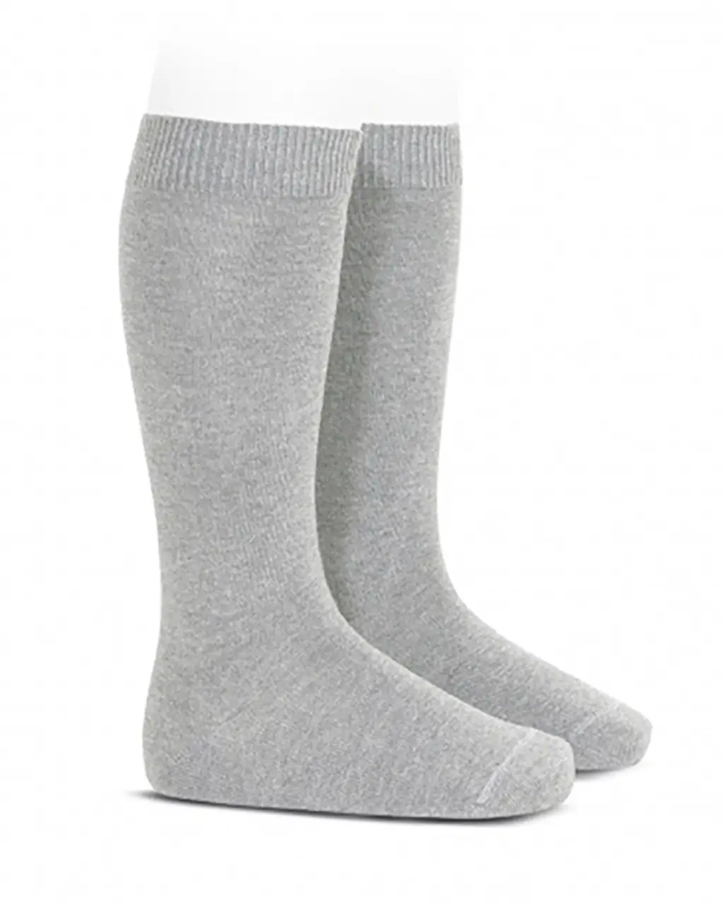 Calcetines altos básicos punto liso ALUMINIO Calcetines altos básicos punto liso ALUMINIO
