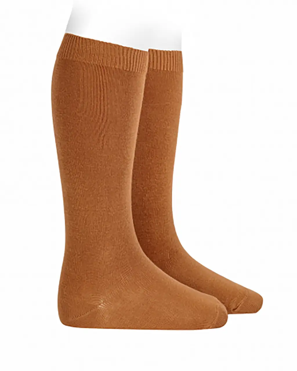 Calcetines altos básicos punto liso CANELA Calcetines altos básicos punto liso CANELA