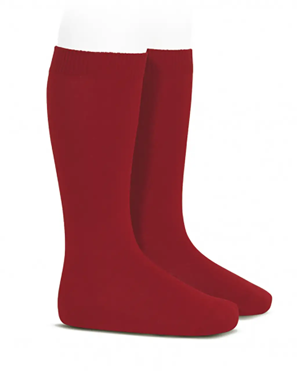 Calcetines altos básicos punto liso GUINDA Calcetines altos básicos punto liso GUINDA