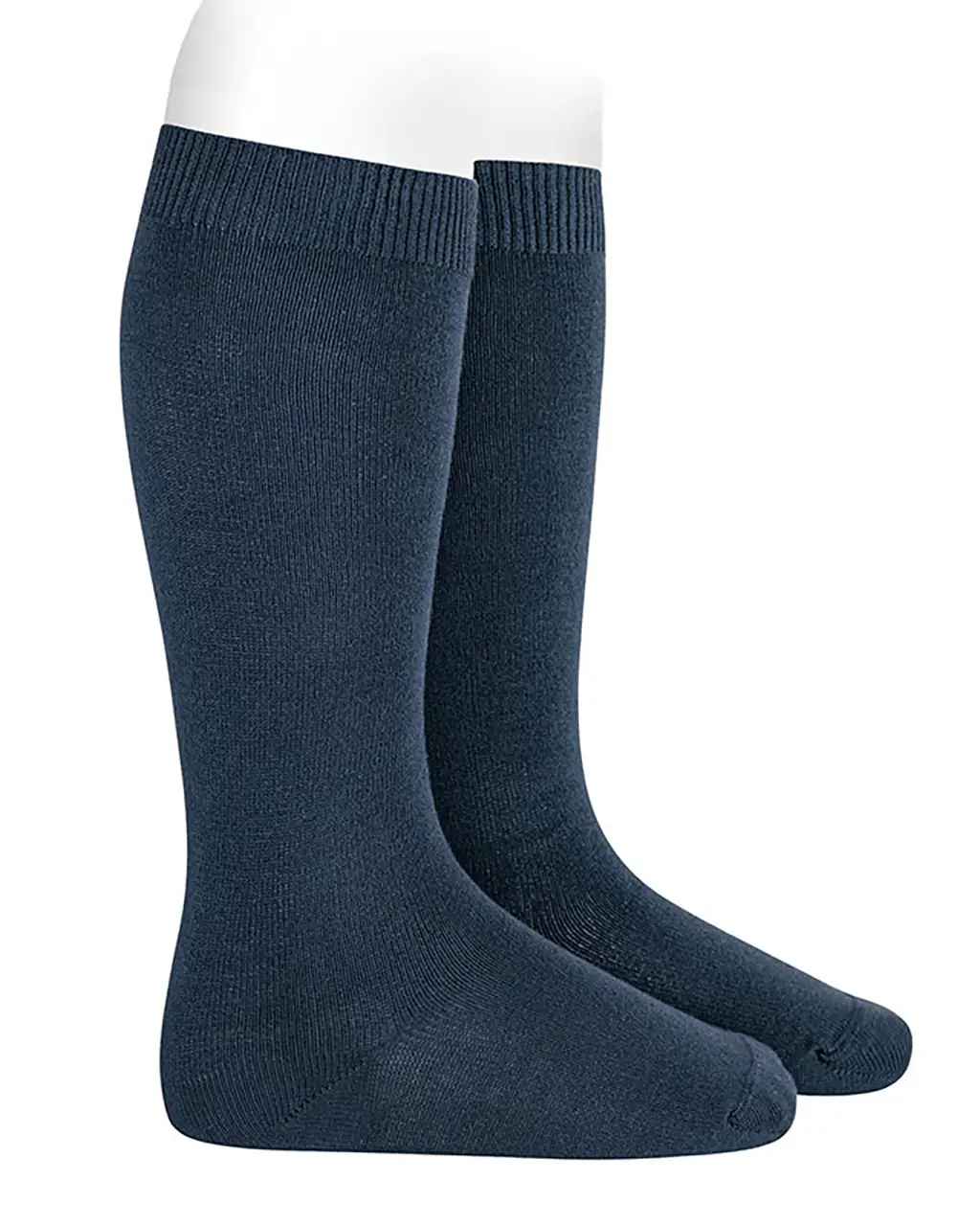 Calcetines altos básicos punto liso LAPISLAZULI Calcetines altos básicos punto liso LAPISLAZULI