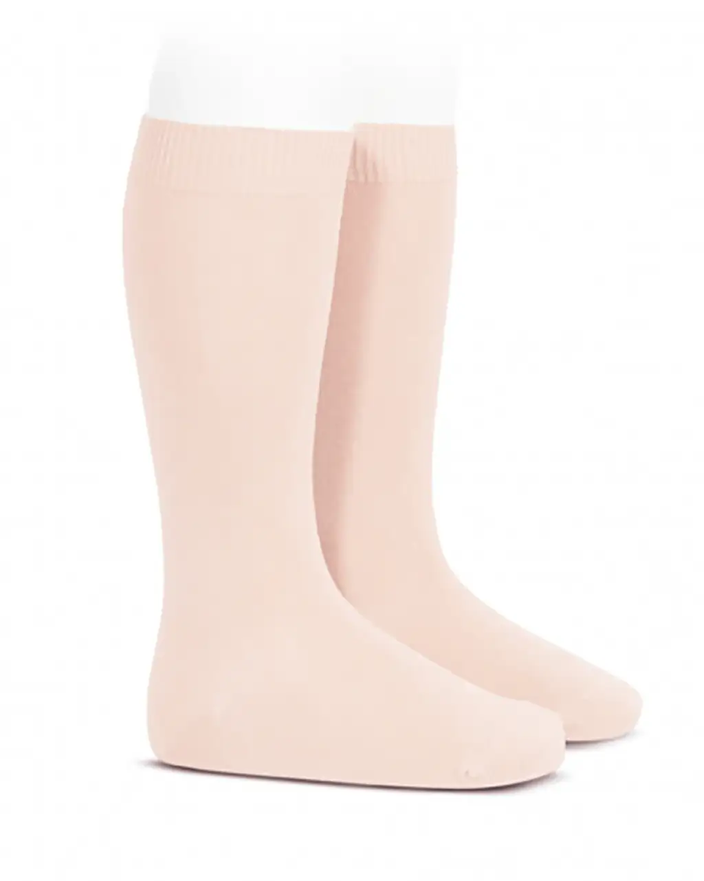 Calcetines altos básicos punto liso NUDE Calcetines altos básicos punto liso NUDE