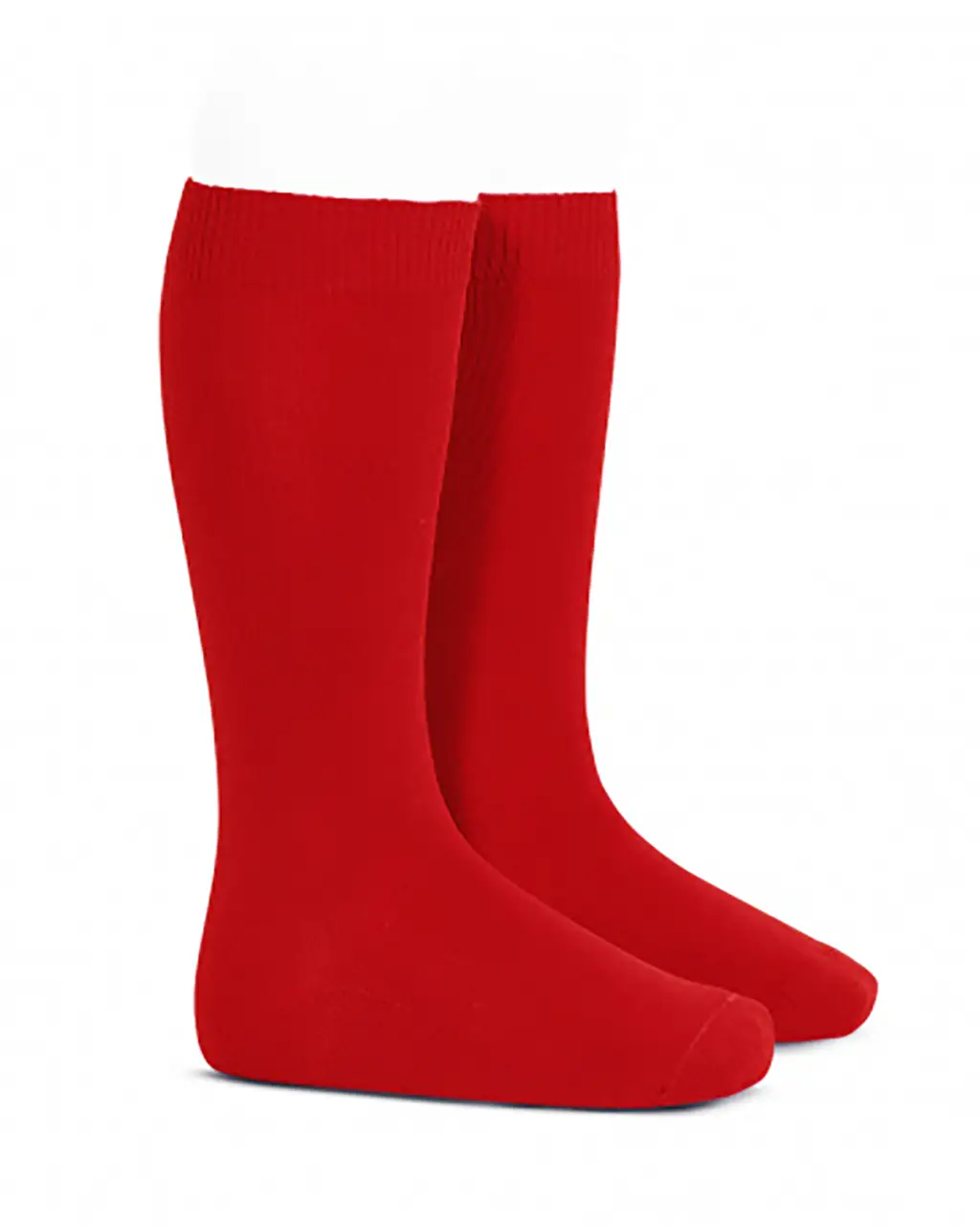 Calcetines altos básicos punto liso ROJO Calcetines altos básicos punto liso ROJO