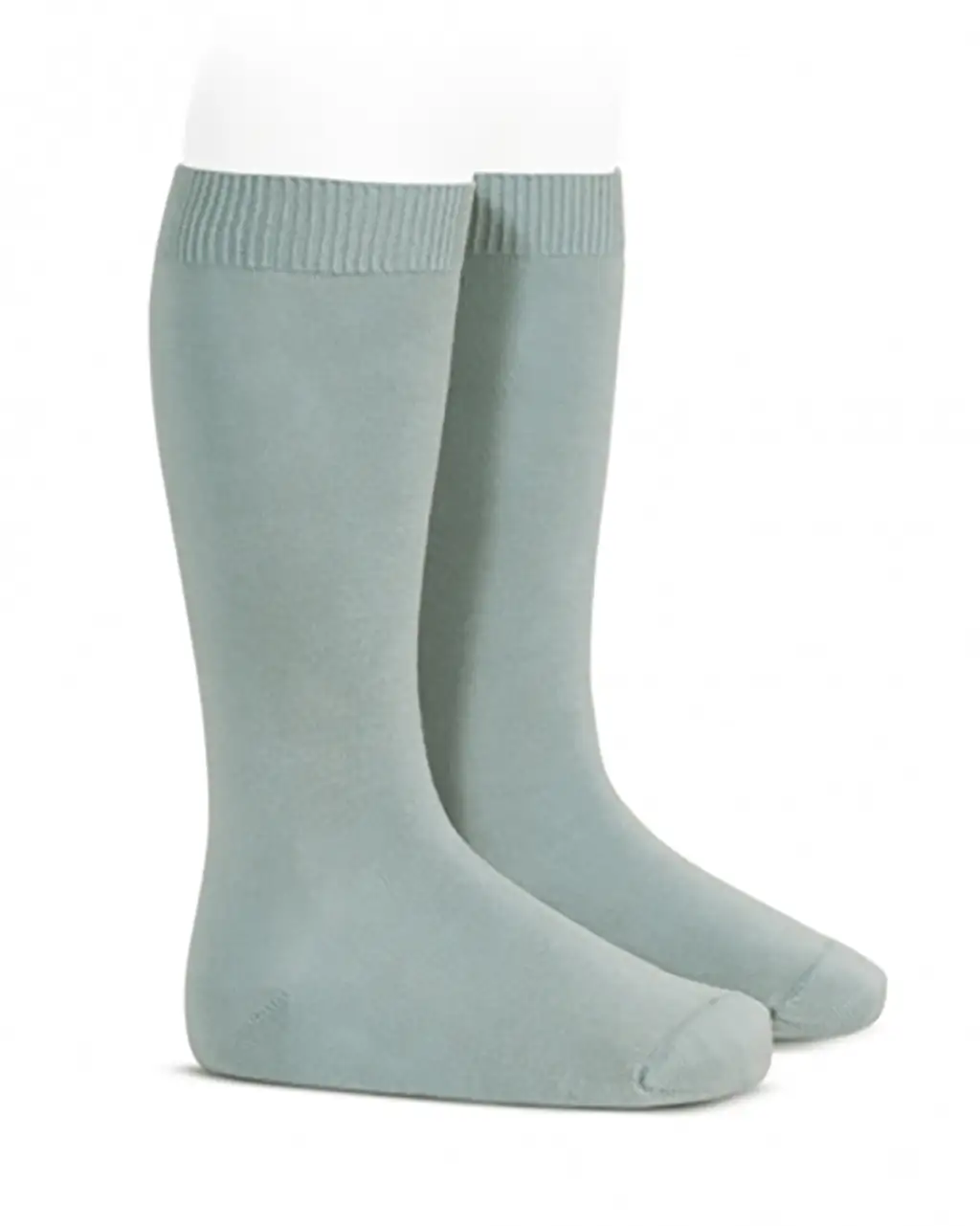 Calcetines altos básicos punto liso VERDE SECO Calcetines altos básicos punto liso VERDE SECO