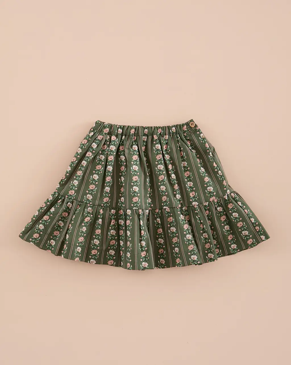 Minifalda Raya Flor verde musgo Minifalda Raya Flor verde musgo